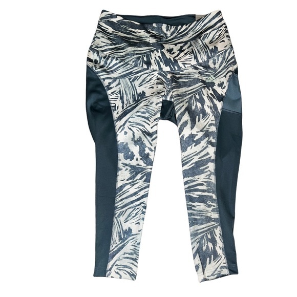 Adidas Leggings Zoe Saldana Active Multisport Tights Oxide Halo Green Sz 1X New - Picture 3 of 5